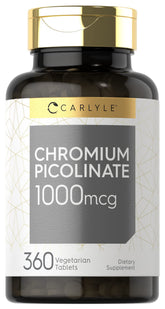 Carlyle Ultra Picolinato de Cromo 1000mcg, frasco, apoyo nutricional diario
