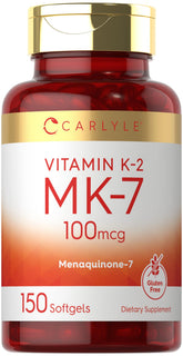 Carlyle Vitamina K2 MK7 en botella, soporte diario para un estilo de vida activo