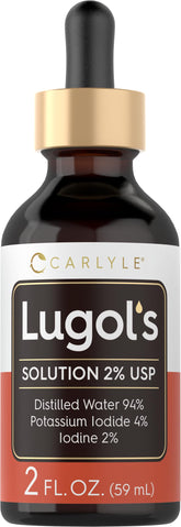 Carlyle Yodo Lugol: botella visible con solución fiable para uso puntual