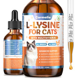 Carmelie L-Lisina para Gatos: estornudos reducidos y apoyo inmunológico.