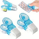 Cauaoa removedor de pastillas portátil azul, ideal para viajar.