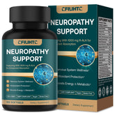 CFILIHTC Apoyo neuropatía: botella de cápsulas para confort nervioso diario.