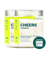 Cheers Hydrate, sobre sabor limón-lima para rehidratarte tras el ejercicio.
