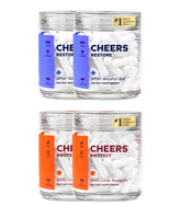 Cheers Liver Combo botella muestra el envase para apoyo tras beber