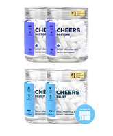 Cheers Restore: botella con DHM para un despertar más claro.