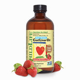 ChildLife Essentials aceite higado bacalao, gotero para dosis diaria suave.