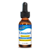 Cinnamol de NORTH AMERICAN HERB & SPICE, botella frontal, fácil dosificación para uso diario.