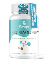 Clarusph Pregnenolona 50 mg en cápsulas, para energía diaria.
