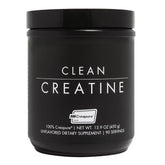 CLEAN Creatine en envase, fácil almacenamiento y dosificación