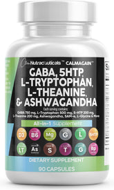 Clean Nutraceuticals GABA 750 mg en bote con cápsulas para equilibrio emocional diario