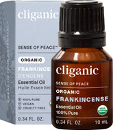 Cliganic incienso orgánico en frasco para aromaterapia