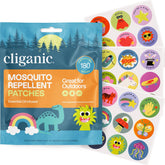 Cliganic parches antimosquitos 180pack, solución práctica para exteriores.
