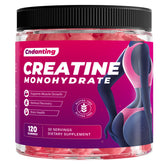 Gominolas de Creatina CNDANTING sabor fresa en botella para entrenamientos consistentes