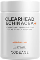 Codeage Clearhead mezcla botanica completa para la rutina diaria.