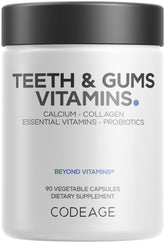 Codeage dientes y encías: vitaminas y probióticos en botella para cuidado diario