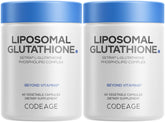 Codeage Glutatión Liposomal: botella doble para una ingesta diaria cómoda