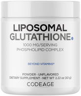 Codeage Glutatión liposomales en frasco para uso diario y potencia