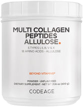 Codeage Multi Colageno Allulosa: bote listo para mezclar en bebidas