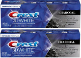 Crest 3D White Charcoal pasta dental: blanqueamiento suave y protección contra manchas.