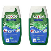 Crest Complete Whitening Scope en tubo para blanqueamiento diario y aliento fresco.