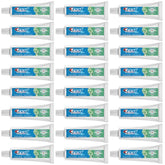 Crest Complete Whitening Scope menta, tubo visto de frente, limpieza fresca.