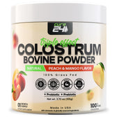 Cure24 Colostro Bovina X3, envase visible, sabor natural para apoyo diario de energía.