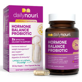 Daily Nouri Hormone Balance en envase, apoyo diario para equilibrio hormonal.