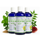 Dale Audrey pack-3 aceite ayurveda mentolado para higiene bucal diaria.