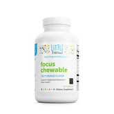 DAVINCI Focus tableta masticable naranja para apoyo de concentración en niños.