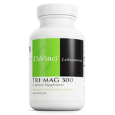 DAVINCI Tri-Mag 300, botella del producto, apoyo al relajamiento y al bienestar nervioso.