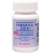 Dee Cee Labs Formula 303: presentación de la botella para relajación muscular natural