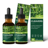 DetoxenNATURE Gotas Cleavers en botella para apoyo linfático y detox