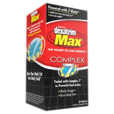 Dexatrim Max Complex-7, botella de cápsulas lista para manejo del peso diario.