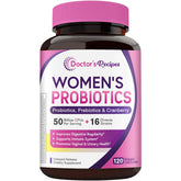 Doctor's Recipes probiótico para mujer, cápsulas de alta potencia para uso diario