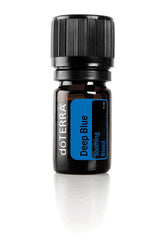 doTERRA Deep Blue: vertido de la botella para masaje relajante