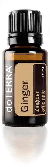 doTERRA Ginger: botella de aceite, realza sabores y apoya la digestión