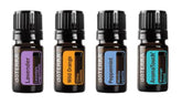 doTERRA kit viaje: botellas de 5 ml para viaje, aroma calmante.