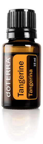 doTERRA mandarina en botella de 15 mL, aroma refrescante para el ánimo