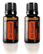doTERRA On Guard botella de 15 ml vista frontal, ideal para uso diario en el hogar