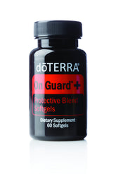 doTERRA On Guard+ Softgels, frasco para apoyar la defensa natural y la protección diaria.