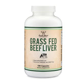 Double Wood Supplements higado bovino alimentado con pasto: cápsulas para energía diaria.