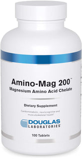 Amino-Mag 200 de Douglas Laboratories, tabletas para apoyar la función cardíaca normal