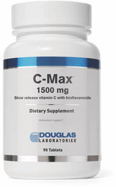 Douglas Laboratories C-Max 1500 mg frente de la botella para apoyo antioxidante diario