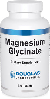 Douglas Laboratories glicinato de magnesio en botella, apoyo a funciones cardíacas normales