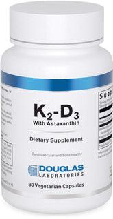 Douglas Laboratories K2-D3 con astaxantina, caja para bienestar diario