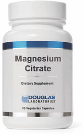 Douglas Laboratories Magnesio Citrato 150 mg, botella de cápsulas, apoyo muscular.