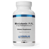 Douglas Laboratories Melatonina de liberación prolongada, botella en primer plano para descanso sostenido