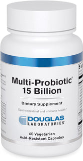Douglas Laboratories Multi-Probiotic cápsulas vegetarinas para apoyo digestivo diario.