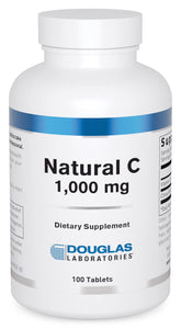 Douglas Laboratories Natural C 1000 mg: bote, posible apoyo al colágeno y tejidos conectivos.
