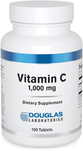 Douglas Laboratories Vitamina C tabletas, empaque de 100, apoyo antioxidante diario.